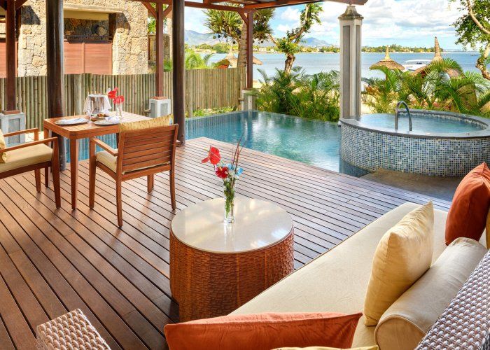 Luxury Bord de plage Jet Pool Suite - Piscine chauffée - Le Jadis Beach Resort & Wellness